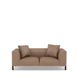 Sloan 2-Seater Sofa - Tosca Leather: Taupe