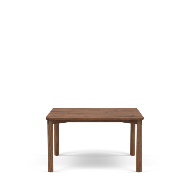 Gather Dining Table Square Walnut - Walnut - Lacquered / 130 x 130cm / Filled