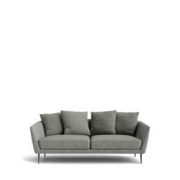 Menton 2-Seater Sofa - Giada Textured Chenille: Jade