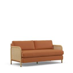 Tamilla 2-Seater Sofa Oak & Dahlia - thumbnail 2