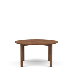 Gather Dining Table Round Walnut - thumbnail 1