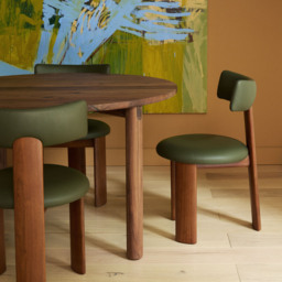 Gather Dining Table Round Walnut - thumbnail 4