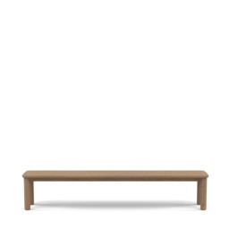 Gather Bench Oak - Oak: Grey Oil / 235cm / Unfilled