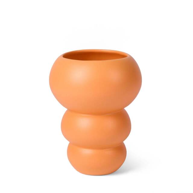 Stacked Spheres Vase Orange - image 1
