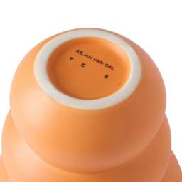Stacked Spheres Vase Orange - thumbnail 4