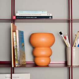 Stacked Spheres Vase Orange - thumbnail 2