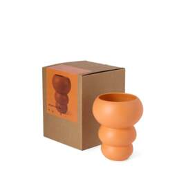 Stacked Spheres Vase Orange - thumbnail 6
