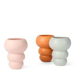 Stacked Spheres Vase Orange - thumbnail 5
