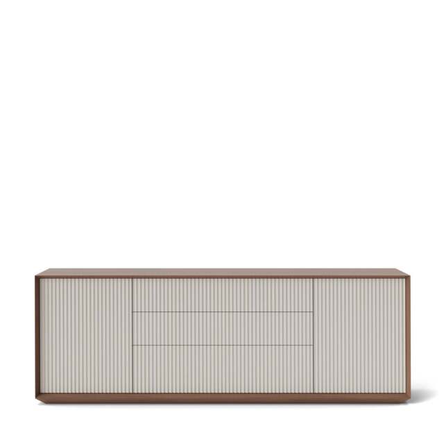 Pillar Sideboard Walnut & Stone - image 1