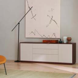 Pillar Sideboard Walnut & Stone - thumbnail 2
