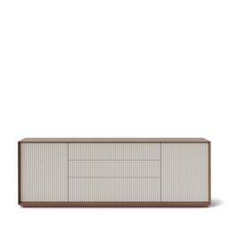 Pillar Sideboard Walnut & Stone
