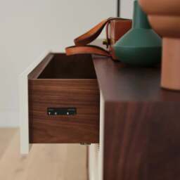 Pillar Sideboard Walnut & Stone - thumbnail 5