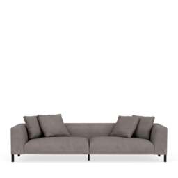 Sloan 5-Seater Sofa - Kairos Leather: Lead