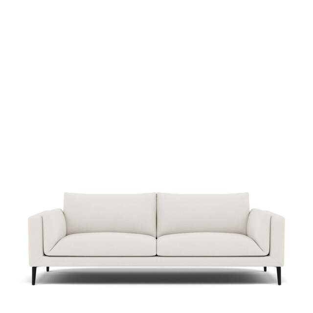 Dove 3-Seater Sofa - Giada Textured Chenille: Ivory