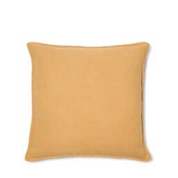 Wallis Linen Cushion Cover Ochre 50 x 50cm - thumbnail 1