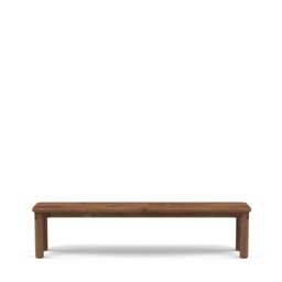 Gather Bench Walnut - Walnut - Oil / 195cm / Filled