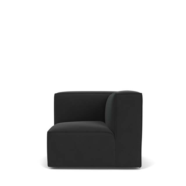 Livello Corner Module - Giada Textured Chenille: Charcoal