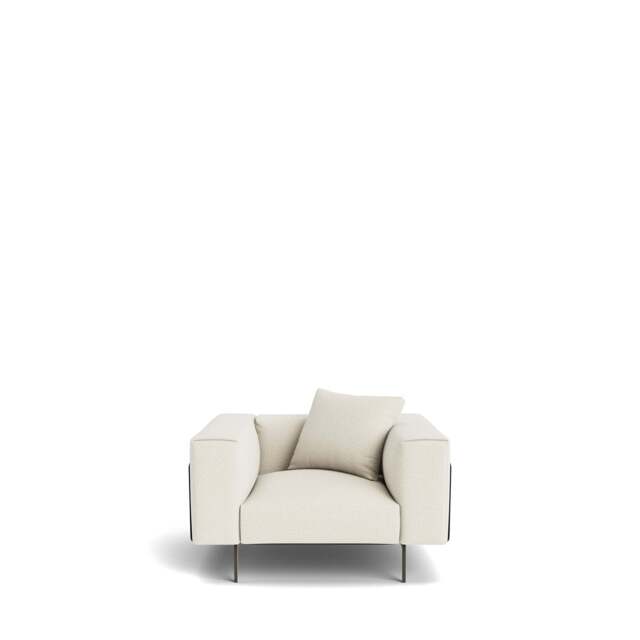 Pelham Armchair - Wool: Feather Grey - image 1