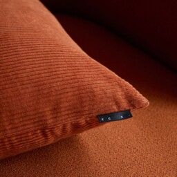 Miller Corduroy Velvet Cushion Cover Tobacco 50 x 50cm - thumbnail 3