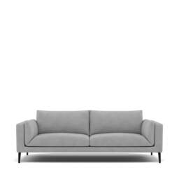 Dove 3-Seater Sofa - Giada Textured Chenille: Silver