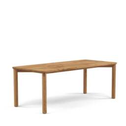 Gather Dining Table Rectangular Blonde Oiled Oak 200 x 90cm - thumbnail 2