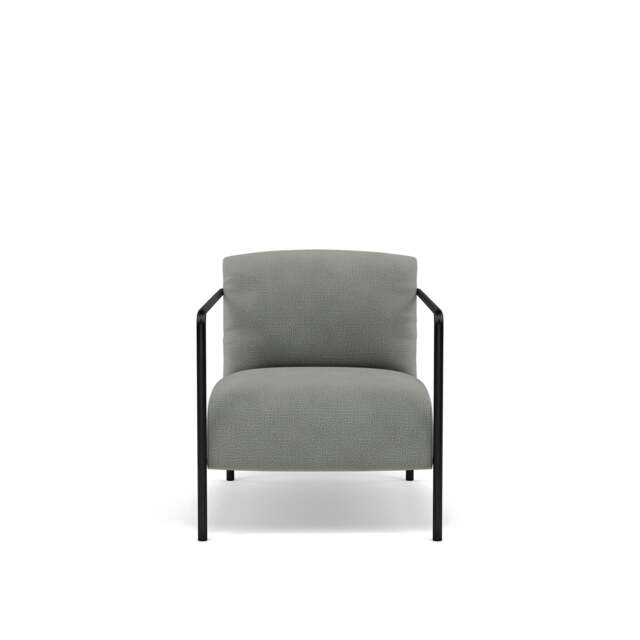 Fold Compact Armchair - Giada Textured Chenille: Jade