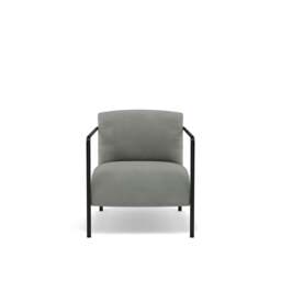 Fold Compact Armchair - Giada Textured Chenille: Jade
