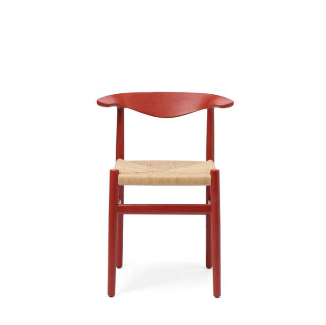 Delta Dining Chair Red & Papercord - image 1