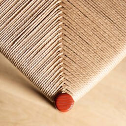 Delta Dining Chair Red & Papercord - thumbnail 5