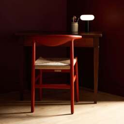 Delta Dining Chair Red & Papercord - thumbnail 4