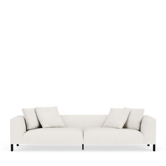 Sloan 5-Seater Sofa - Giada Textured Chenille: Ivory