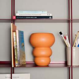 Outlet Stacked Spheres Vase Orange - thumbnail 2