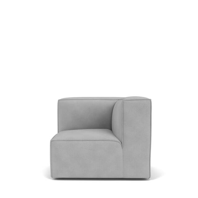 Livello Corner Module - Giada Textured Chenille: Silver