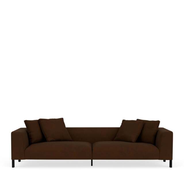 Sloan 5-Seater Sofa - Kairos Leather: Chocolate Forest