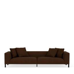Sloan 5-Seater Sofa - Kairos Leather: Chocolate Forest