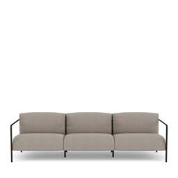 Fold Outdoor 3-Seater Sofa - Bora Bora: Taupe
