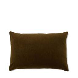 Otto Cushion Alpaca Velvet Olive 40 x 60cm - thumbnail 1