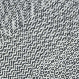 Mini Diamond Kilim Rug Charcoal & Pollen 200 x 300cm - thumbnail 4