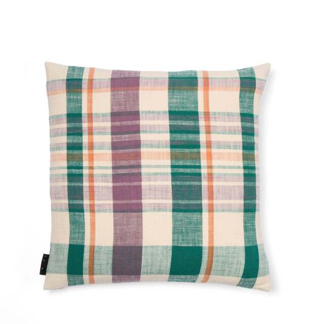 Marabar Cushion Cover Mauve & Green 50 x 50cm - image 1