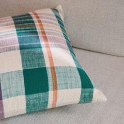 Marabar Cushion Cover Mauve & Green 50 x 50cm - thumbnail 4
