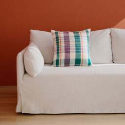 Marabar Cushion Cover Mauve & Green 50 x 50cm - thumbnail 2
