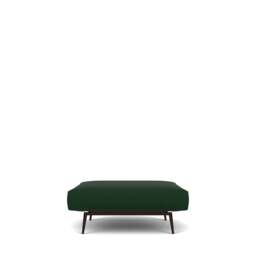 Pelham Footstool - Wool: Forest Green
