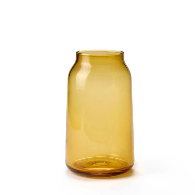 Pod Vase Amber 27cm - image 1