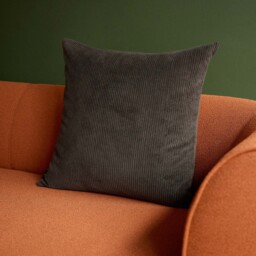 Miller Corduroy Velvet Cushion Cover Bark 50 x 50cm - thumbnail 3