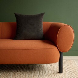 Miller Corduroy Velvet Cushion Cover Bark 50 x 50cm - thumbnail 2