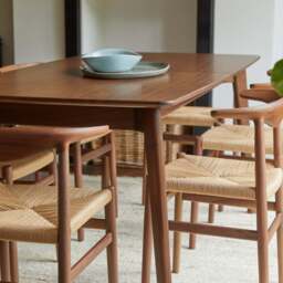 Ninety Extending Dining Table Dark Walnut 200cm - thumbnail 2
