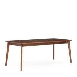 Ninety Extending Dining Table Dark Walnut 200cm - thumbnail 6