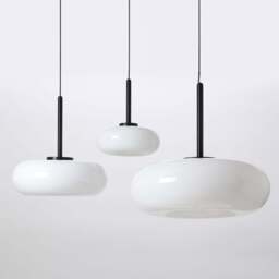 Torus Dimmable Pendant Lamp Opal Medium - thumbnail 5