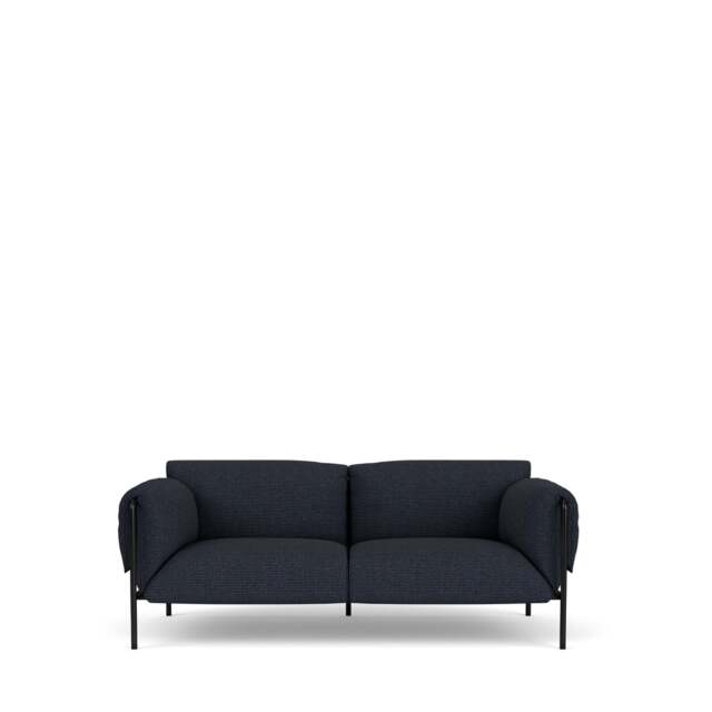 Fold Outdoor 2-Seater Sofa With Arms - Bora Bora: Indigo