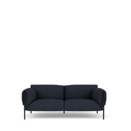 Fold Outdoor 2-Seater Sofa With Arms - Bora Bora: Indigo